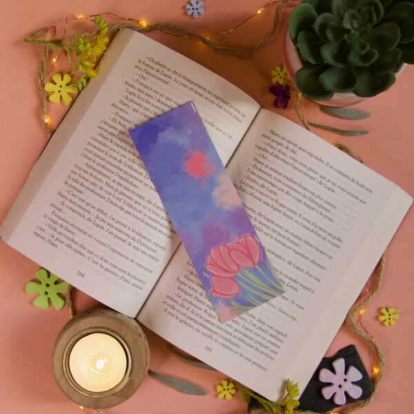 Marque page Les tulipes
