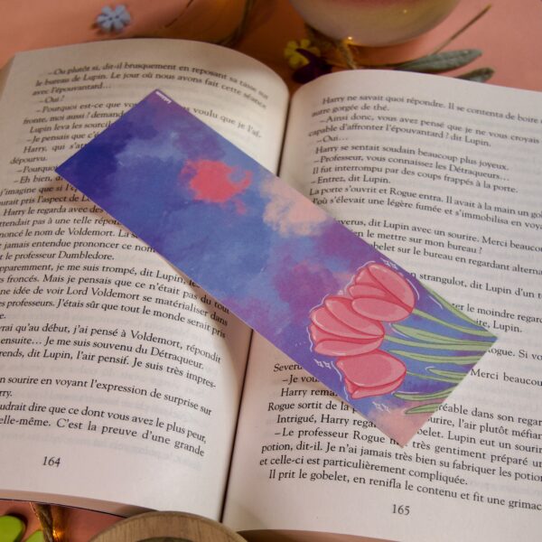 Marque page Les tulipes – Image 2