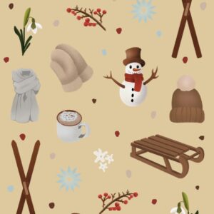 Marque page Hiver