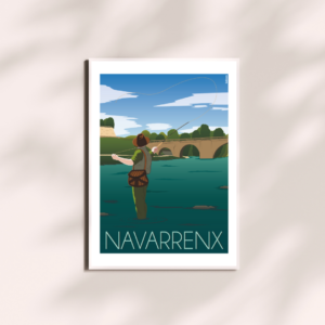Affiche Le Pêcheur – Navarrenx
