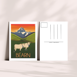 Carte postale du Béarn