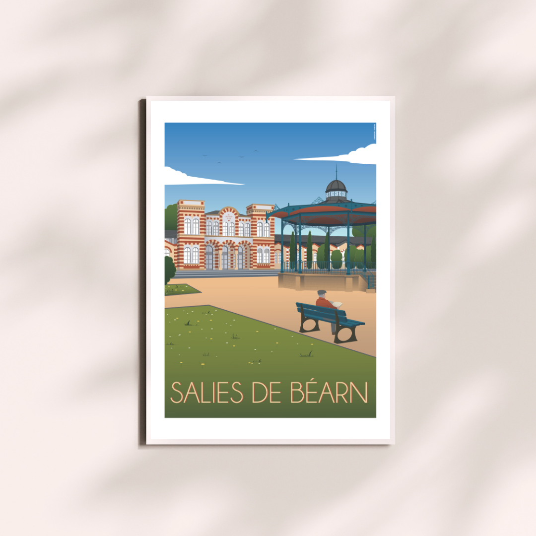Affiche Thermes - Salies de Béarn