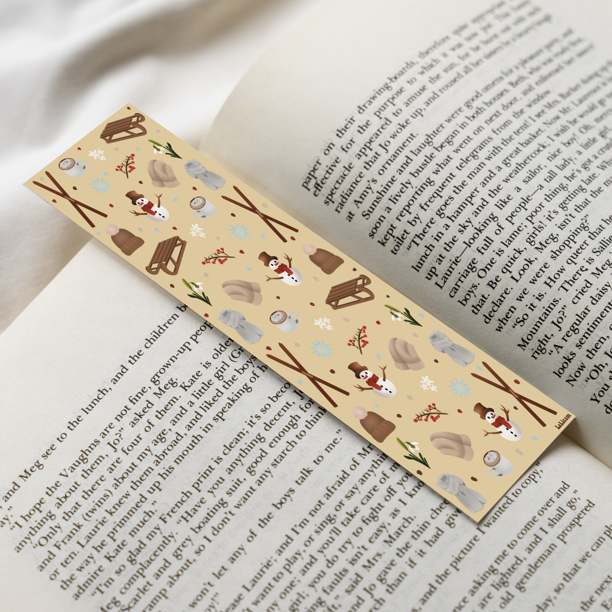 Marque page Hiver