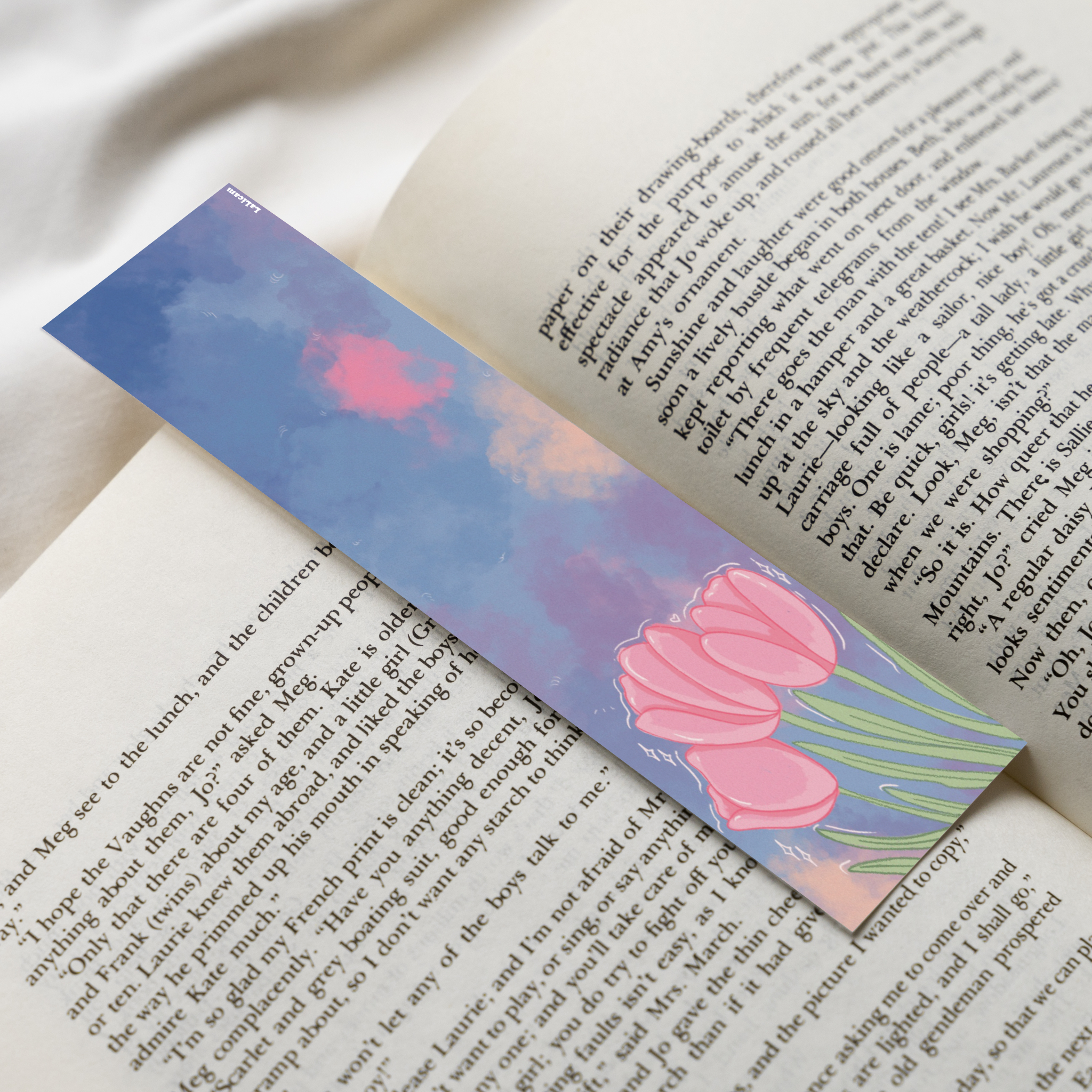 Marque page Tulipes