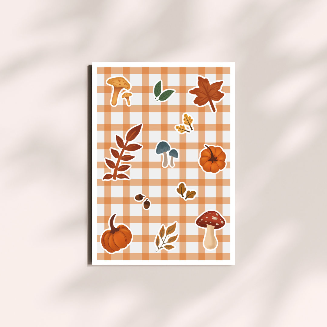 Planche stickers - Automne