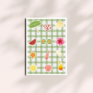 Planche stickers – Été