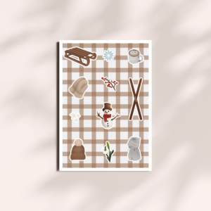 Planche stickers – Hiver