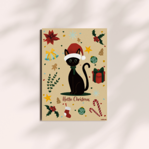Illustration Le Petit Chat de Noël