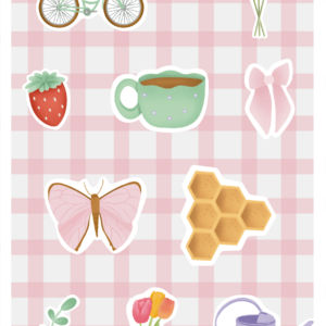 Planche stickers – Printemps