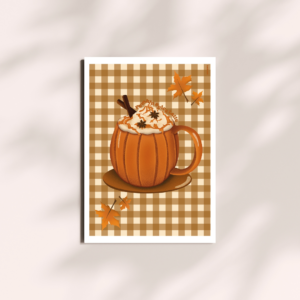 Illustration Pumkin Spice Latte