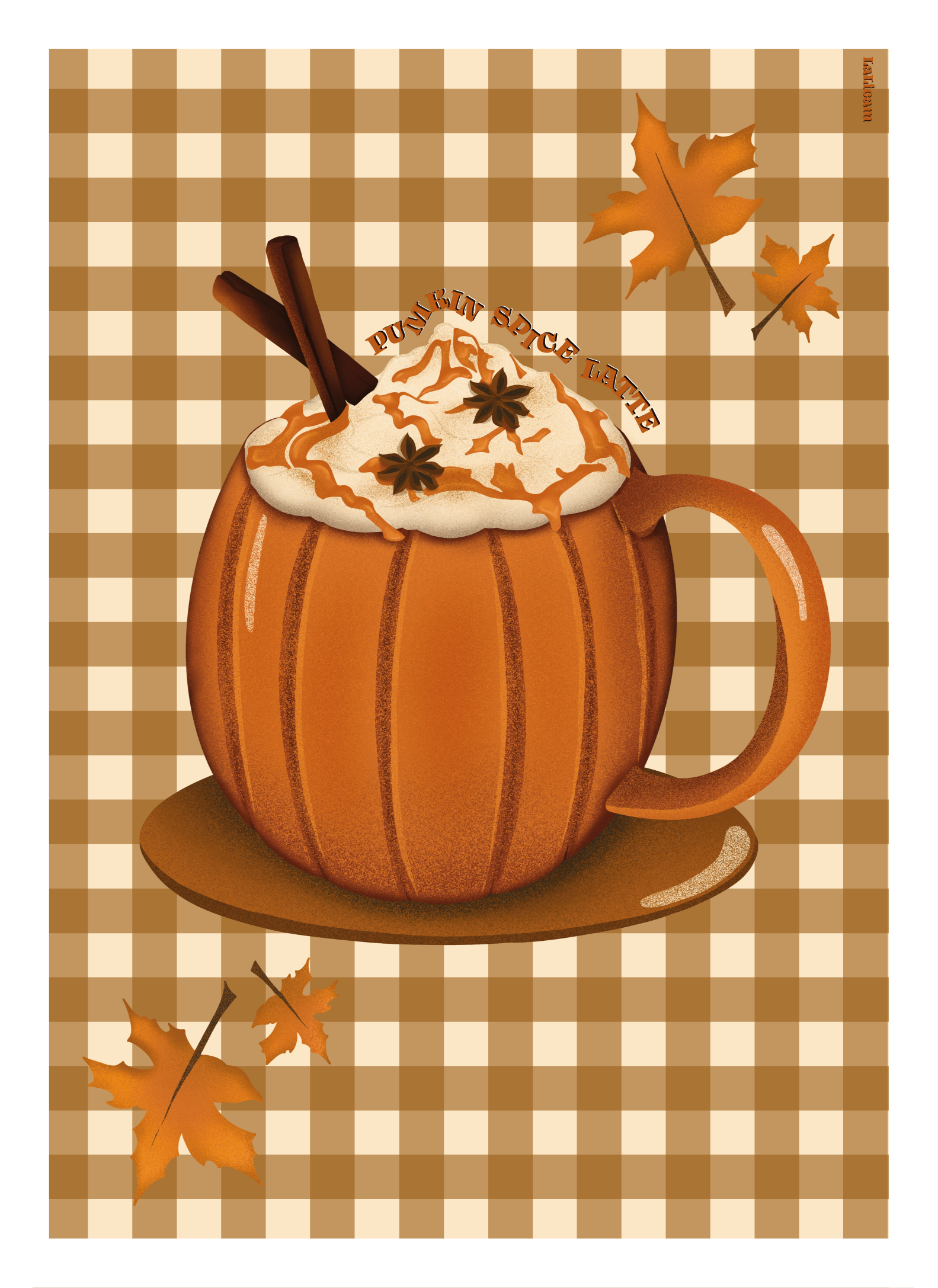 Illustration Pumkin Spice Latte – Image 3