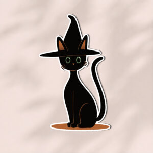 Sticker chat Automne
